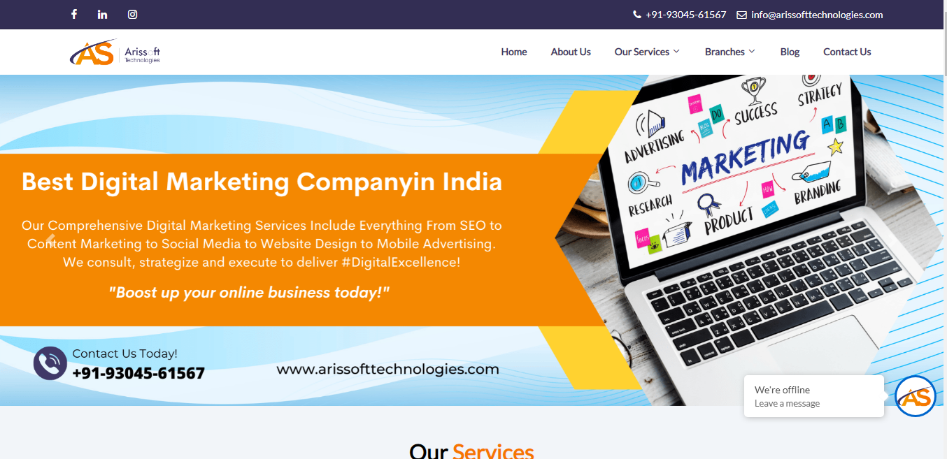 Arissoft-Technologies Digital Marketing Company In Varanasi