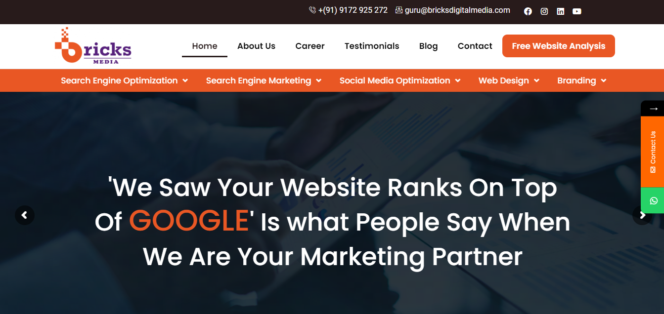 Bricksdigitalmedia SEO Company in Thane