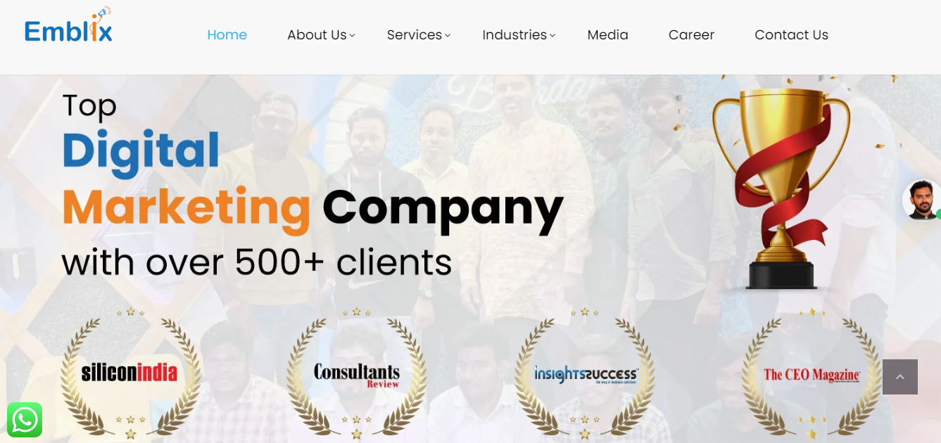 Emblix-solutions Top 10 Digital Marketing Company In Hyderabad