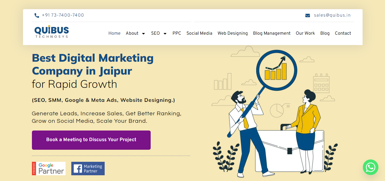 Quibus Digital Marketing Company In Jaipur