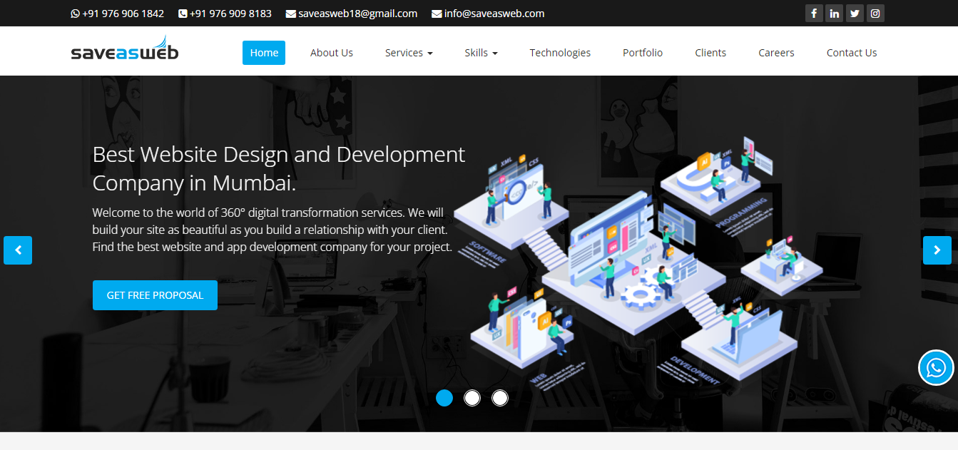 Save-as-Web Website Development Company In Mumbai