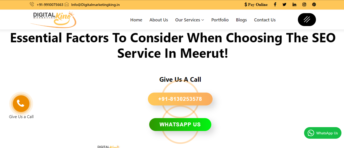 Digital-Marketing-King-in-Meerut SEO company In Meerut