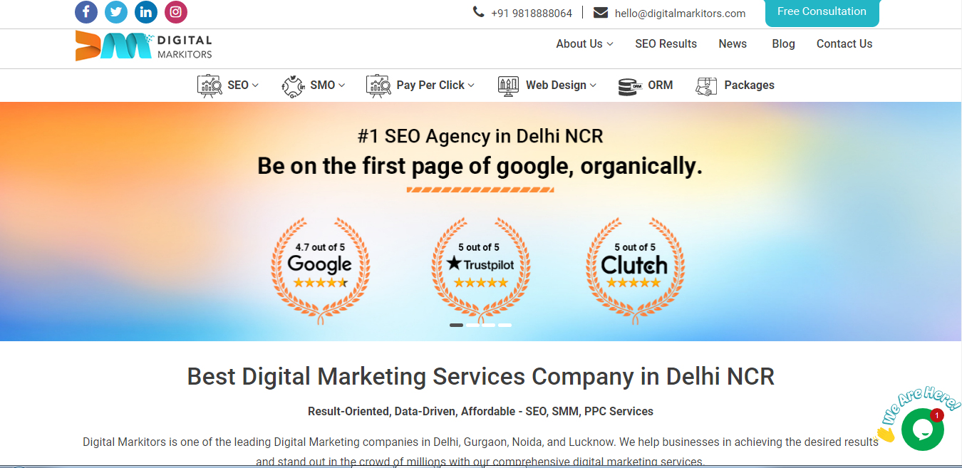 Digital-Markitors SEO Company In Noida