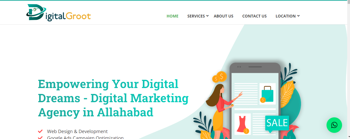 DigitalGroot SEO company In Prayagraj