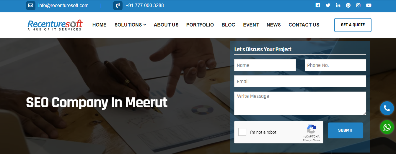 RecentureSoft-in-Meerut SEO company In Meerut