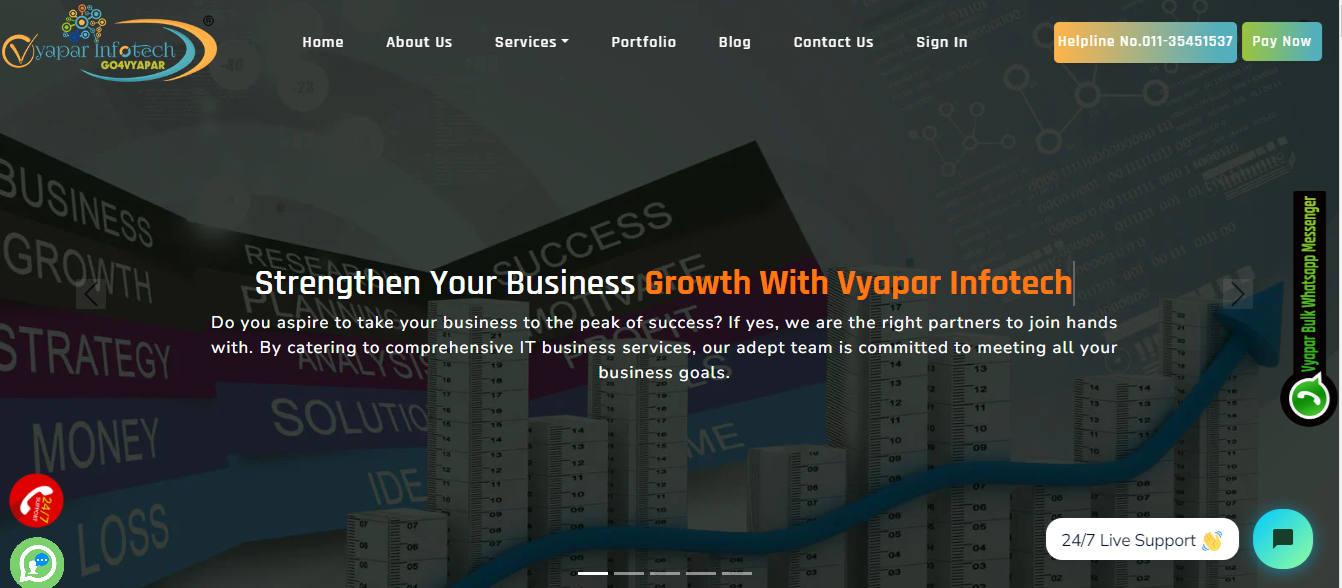 Vyapar-Infotech SEO company In Raipur