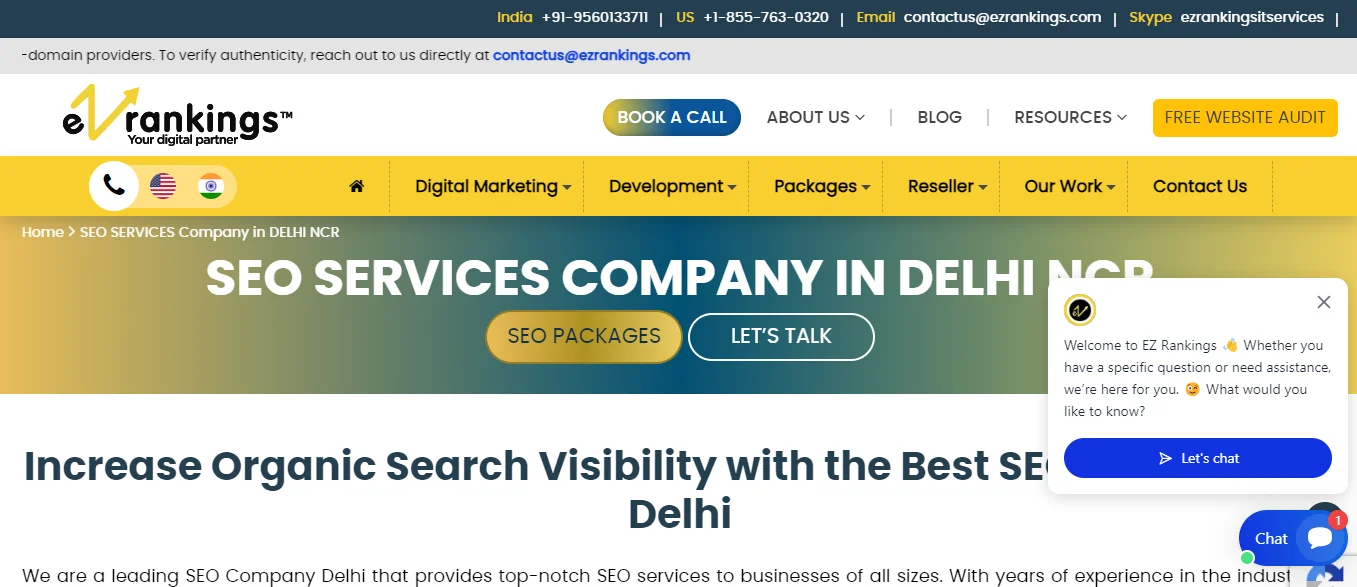 ezrankings SEO Company In NCR