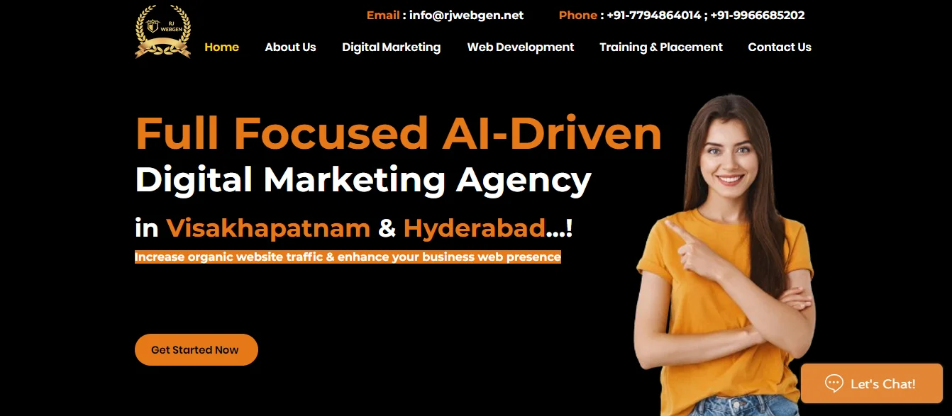 rjwebgen SEO Company In Visakhapatnam